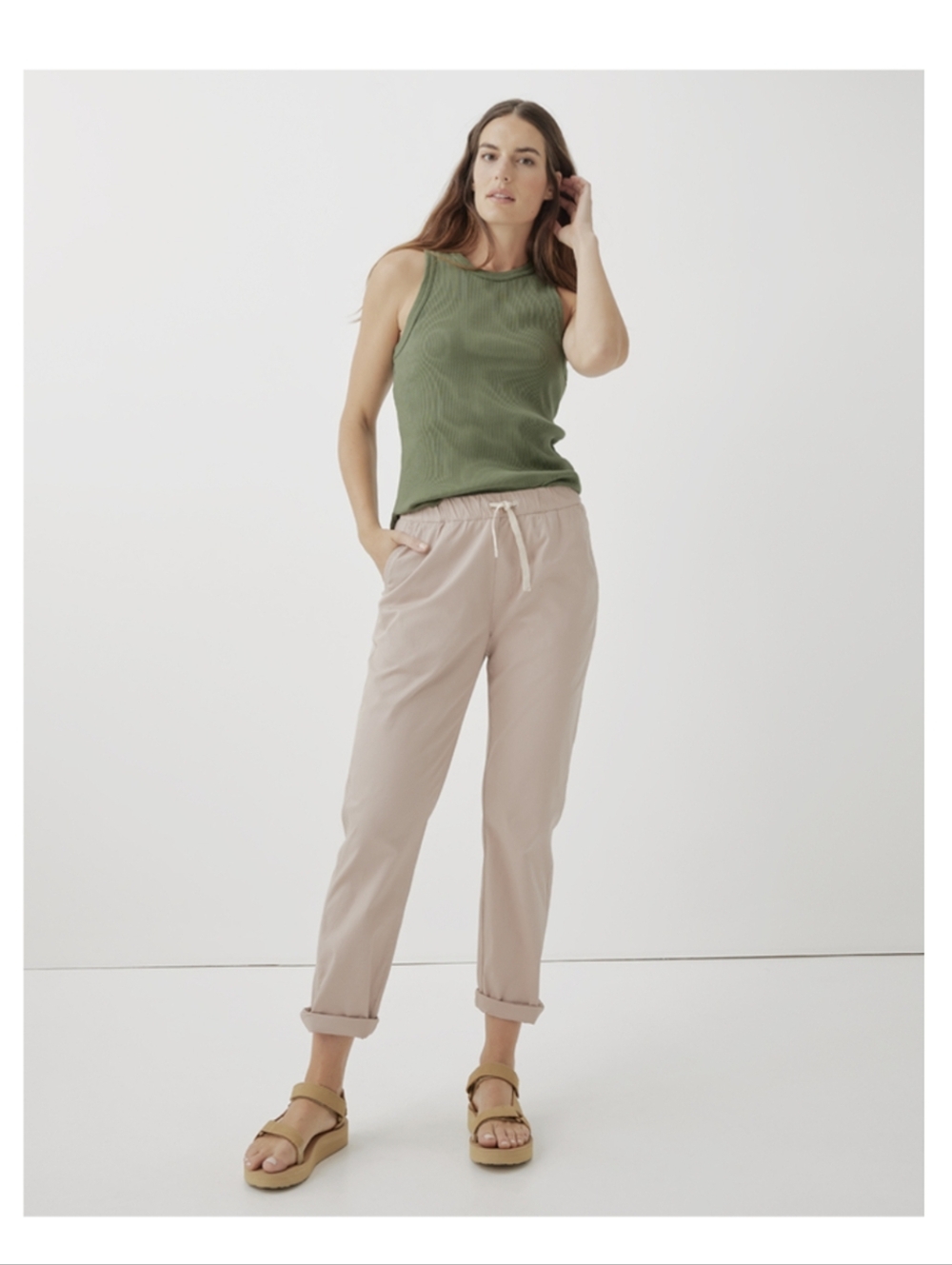 Pact - Daily Twill Pant in Oat